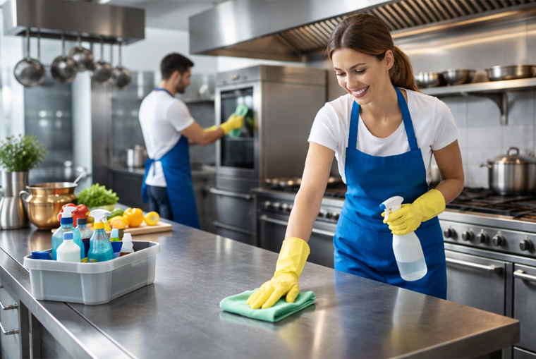 Entretien des cuisines à votre disposition